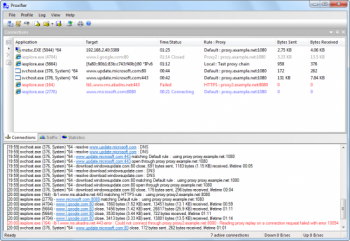 скриншот Proxifier