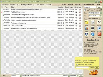 скриншот Coaditor-assistant to arrange your work