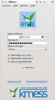 скриншот KMess