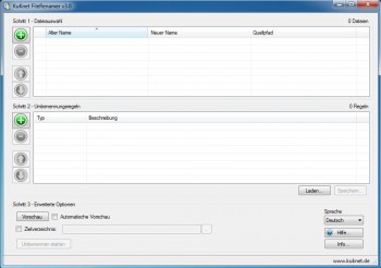 скриншот KuKnet FileRenamer