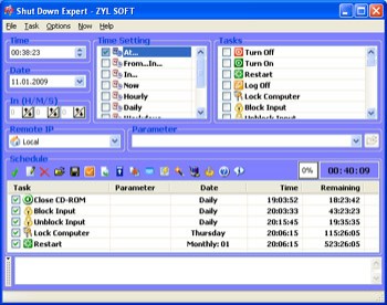скриншот Shut Down Expert