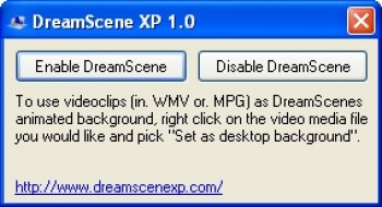 скриншот DreamScene XP