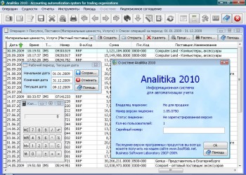 скриншот Analitika 2010 net