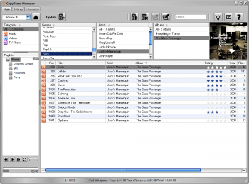 скриншот CopyTrans Manager