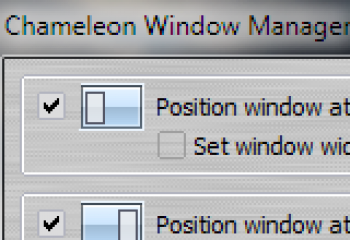 скриншот Chameleon Window Manager 