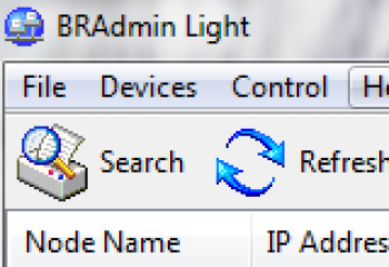 скриншот BRAdmin Light