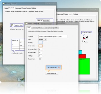 скриншот BalloonTip