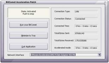 скриншот BitComet Acceleration Patch