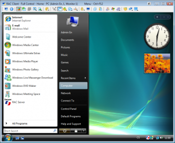 скриншот Remote Administrator Control Server