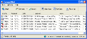 скриншот Portable ForwardMail