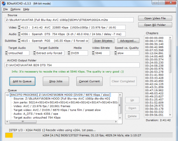 скриншот BDtoAVCHD