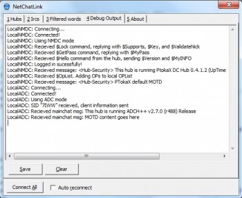 скриншот NetChatLink Alpha