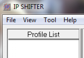 скриншот IP Shifter