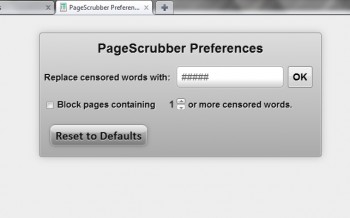 скриншот PageScrubber