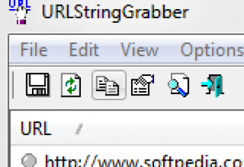 скриншот URLStringGrabber 