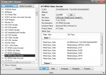 скриншот DSF/MFT Viewer