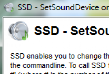 скриншот SSD - SetSoundDevice