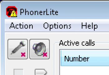 скриншот PhonerLite