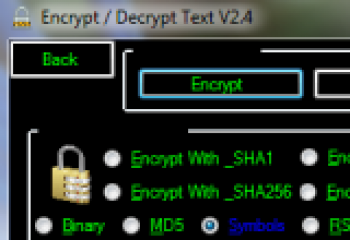 скриншот File Encryption / Decryption 