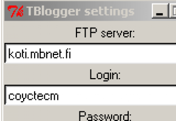 скриншот TBlogger