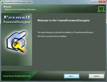 скриншот FoxmailPasswordDecryptor