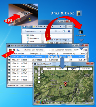 скриншот GeoTagImages