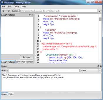 скриншот Rizek Qss Editor