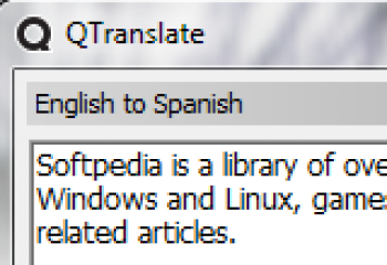 скриншот QTranslate