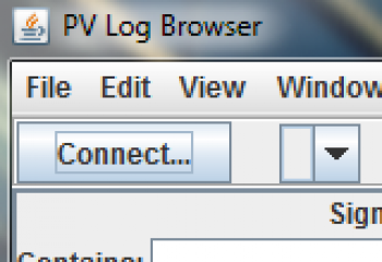 скриншот PV Log Browser