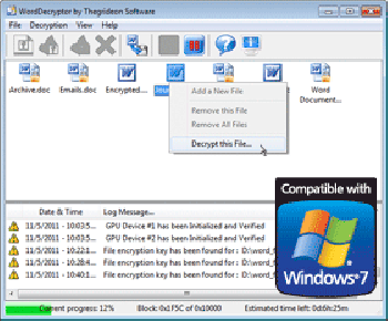 скриншот WordDecryptor