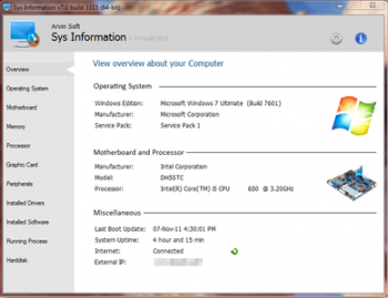 скриншот Sys Information