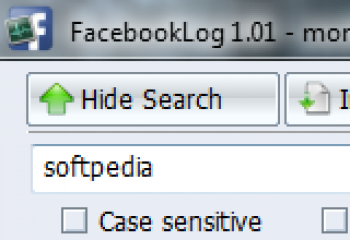 скриншот FacebookLog