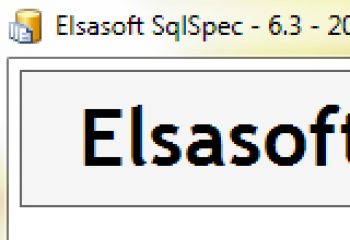 скриншот SqlSpec