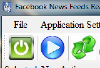 скриншот Facebook News Feeds Reader