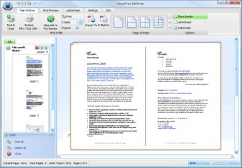 скриншот CleverPrint