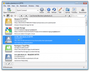 скриншот Cyberduck