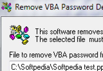скриншот Remove VBA Password 