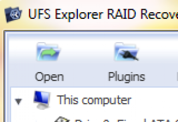 скриншот UFS Explorer RAID Recovery
