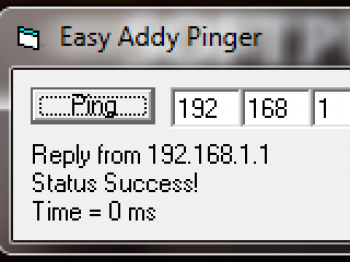 скриншот Easy Addy Pinger