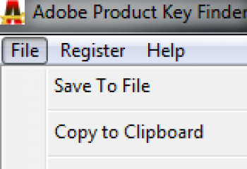 скриншот Adobe Product Key Finder