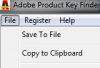 фотография Adobe Product Key Finder 
