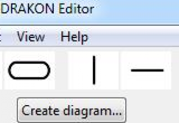 скриншот DRAKON Editor