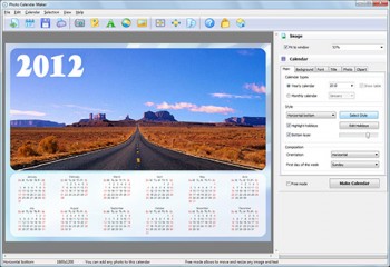скриншот Photo Calendar Maker