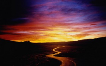 скриншот Sunset On The Road