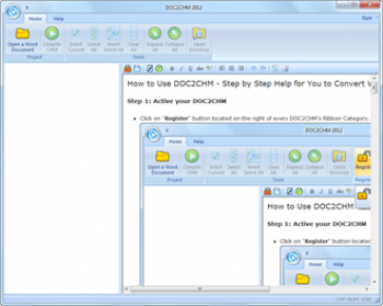 скриншот DOC2CHM