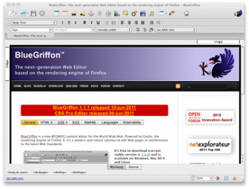 скриншот BlueGriffon