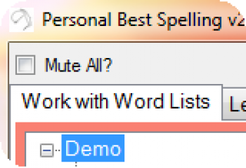скриншот Personal Best Spelling