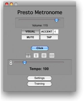 скриншот Presto Metronome 