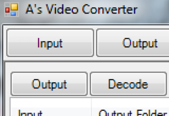 скриншот A's Video Converter