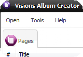 скриншот Visions Album Creator